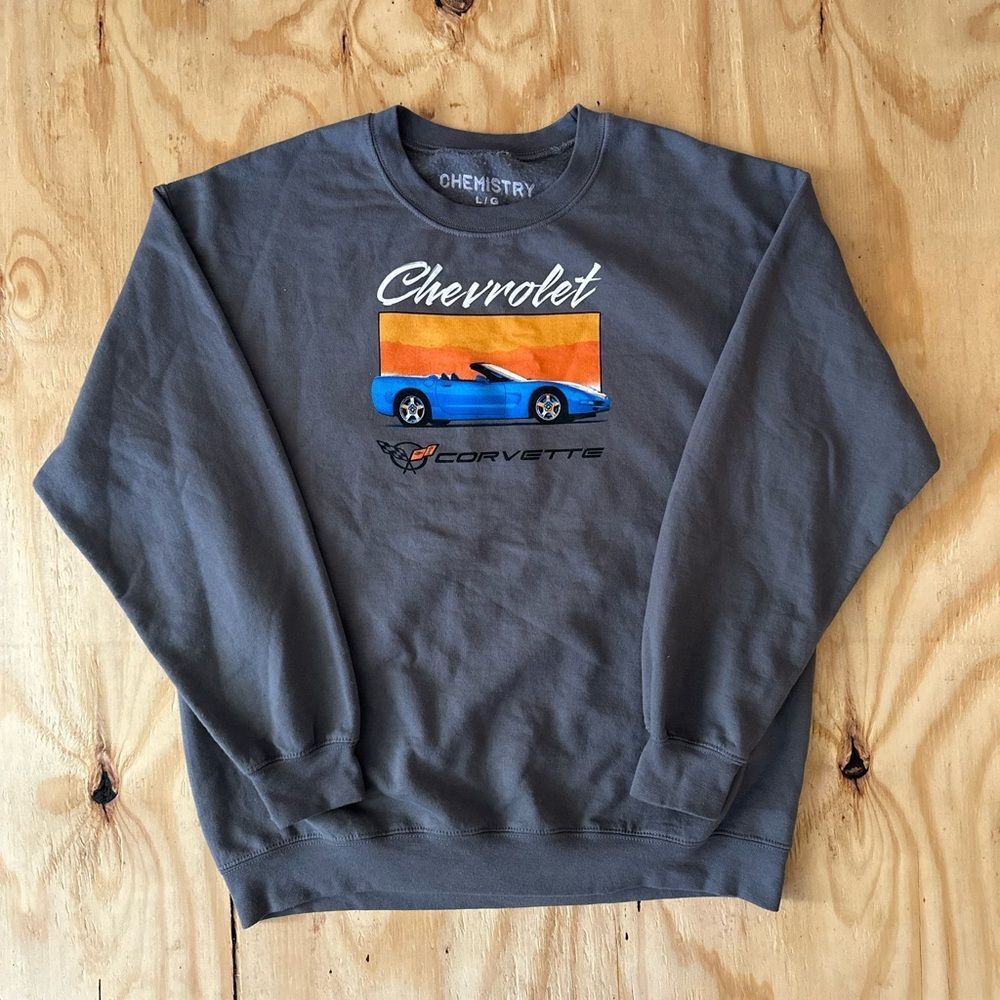 1998 Chevrolet Corvette Chemistry Graphic Sweatshirt Large